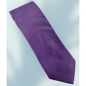 G.H. Bass & Co. Men's Necktie Tie Silk Purple Lavender Subtle Dots 3.5"x59"